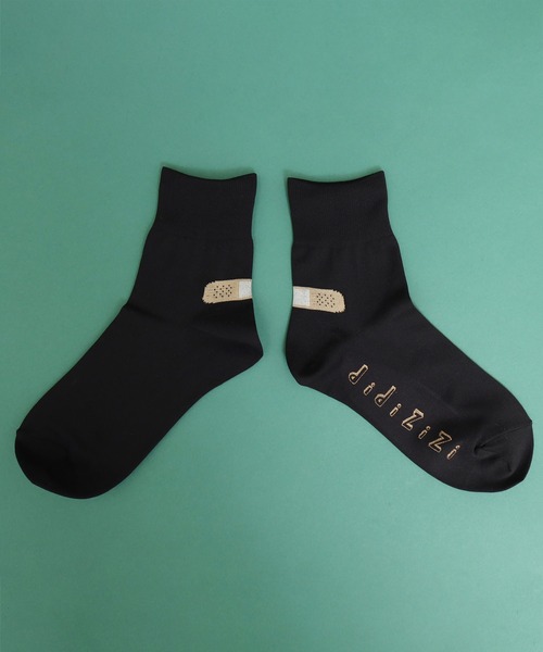 didizizi（ディディジジ）の「くつずれ　ソックス（ソックス/靴下・レディース・ホワイト/ブラック/オレンジ/グリーン・FREE）」の2枚目の写真