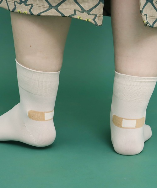 didizizi（ディディジジ）の「くつずれ　ソックス（ソックス/靴下・レディース・ホワイト/ブラック/オレンジ/グリーン・FREE）」の5枚目の写真