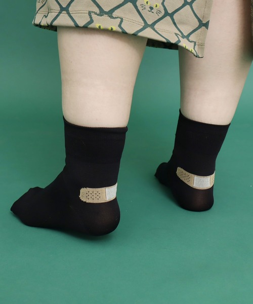 didizizi（ディディジジ）の「くつずれ　ソックス（ソックス/靴下・レディース・ホワイト/ブラック/オレンジ/グリーン・FREE）」の6枚目の写真