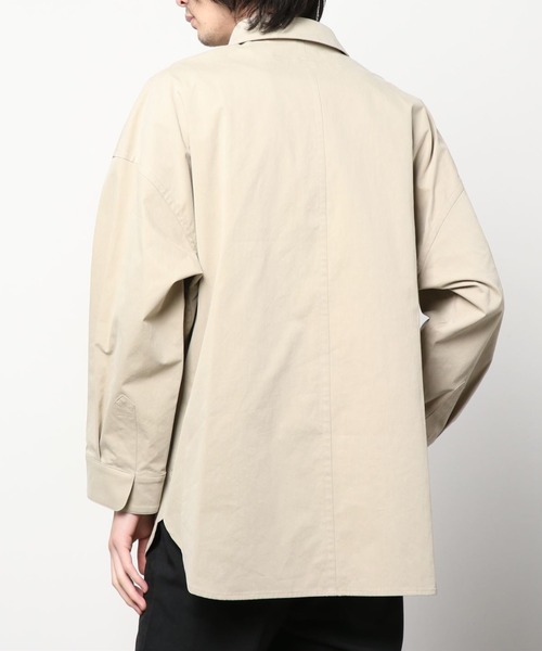 my beautiful landlet（マイビューティフルランドレット）の「【my beautiful landlet】 cotton nylon bio L/S shirt（シャツ/ブラウス・メンズ・ホワイト/ブラック/ベージュ・0/1）」の13枚目の写真