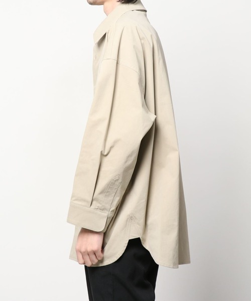 my beautiful landlet（マイビューティフルランドレット）の「【my beautiful landlet】 cotton nylon bio L/S shirt（シャツ/ブラウス・メンズ・ホワイト/ブラック/ベージュ・0/1）」の14枚目の写真