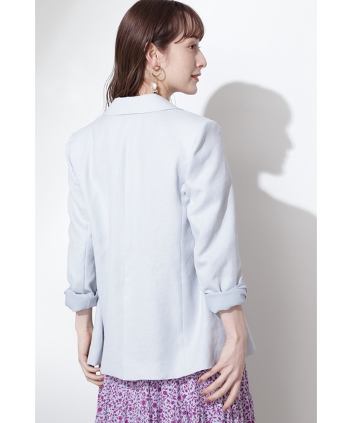 JILL STUART（ジルスチュアート）の「◆タリアジャケット（テーラードジャケット・レディース・ブルー/ベージュ・SMALL/MEDIUM）」の10枚目の写真