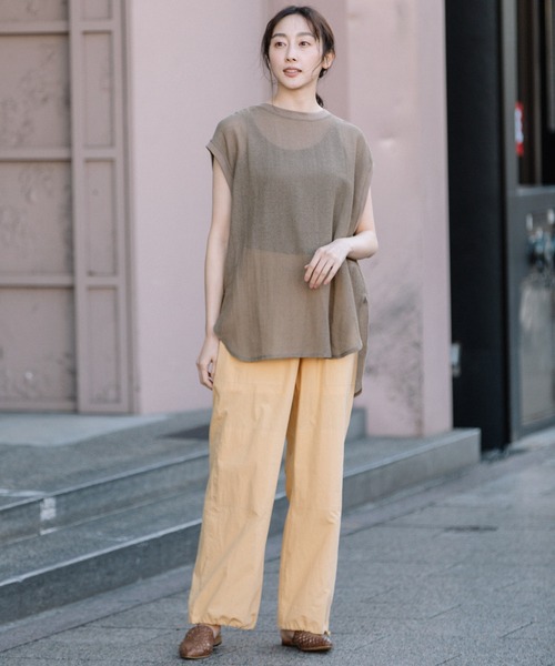 Munich（ミューニック）の「オーガニックコットンベーカーパンツ（その他パンツ・レディース・ブラック/イエロー/ライトグリーン・S/M/XS）」の5枚目の写真