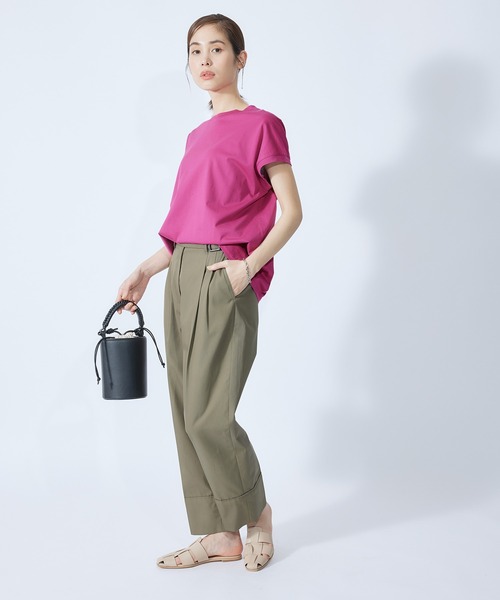 ROPE'(ロペ)の「ブレイドハンドルバケットミニショルダーバッグ(ショルダーバッグ・レディース・ブラック/キャメル・FREE)」の13枚目の写真