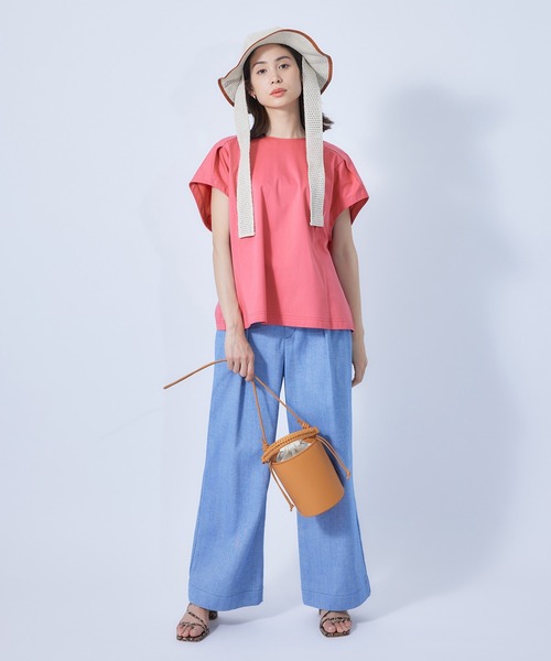 ROPE'(ロペ)の「ブレイドハンドルバケットミニショルダーバッグ(ショルダーバッグ・レディース・ブラック/キャメル・FREE)」の15枚目の写真