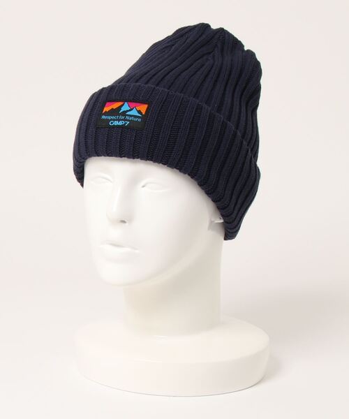 CAMP7（キャンプセブン）の「【CAMP7】コットンニットワッチ（ニットキャップ/ビーニー・メンズ・グレー/オレンジ/ネイビー/グリーン/ブラック/カーキブラウン・フリー）」の5枚目の写真