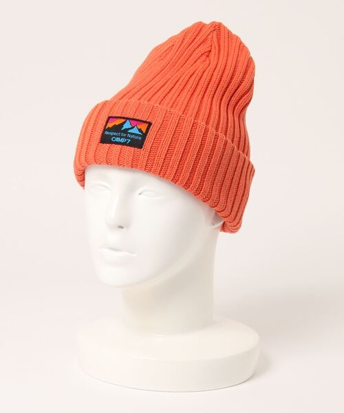 CAMP7（キャンプセブン）の「【CAMP7】コットンニットワッチ（ニットキャップ/ビーニー・メンズ・グレー/オレンジ/ネイビー/グリーン/ブラック/カーキブラウン・フリー）」の6枚目の写真