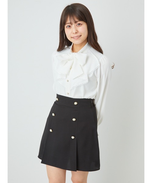 Ank Rouge（アンクルージュ）の「ハイウエストSK（スカート・レディース・ピンク/ブラック/A・M）」の13枚目の写真