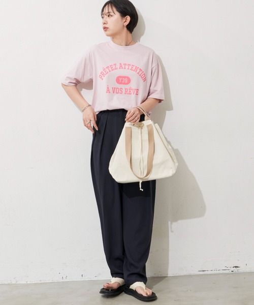 Aunt Marie's(アントマリーズ)の「バイカラーナイロントートバッグ / マザーズバッグ(マザーズバッグ・レディース・ブラック/ベージュ/アイボリー・FREE)」の8枚目の写真