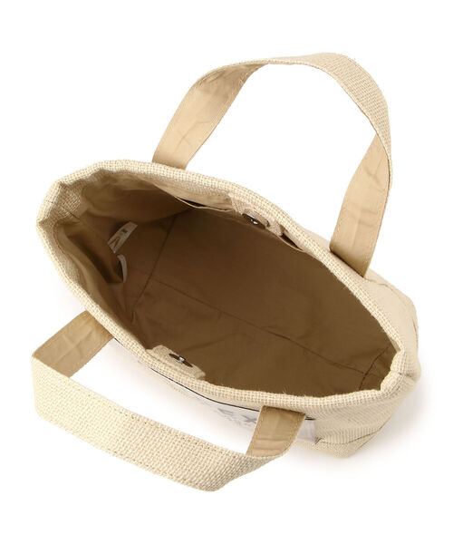 AVIREX（アヴィレックス）の「【直営店限定】MESH MINI TOTE BAG/ メッシュミニトートバッグ（トートバッグ・レディース・チャコール/ナチュラル/レッド/イエロー・FREE）」の6枚目の写真