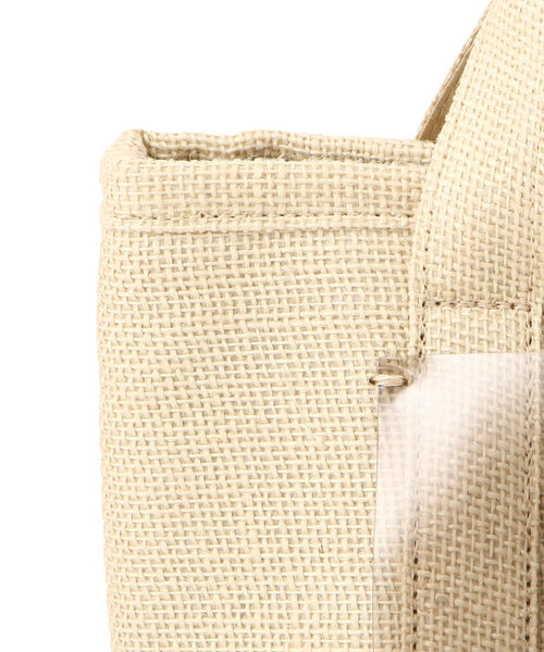 AVIREX（アヴィレックス）の「【直営店限定】MESH MINI TOTE BAG/ メッシュミニトートバッグ（トートバッグ・レディース・チャコール/ナチュラル/レッド/イエロー・FREE）」の9枚目の写真