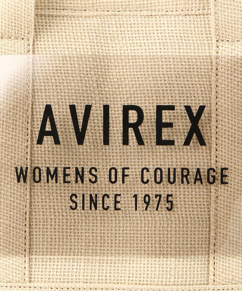 AVIREX（アヴィレックス）の「【直営店限定】MESH MINI TOTE BAG/ メッシュミニトートバッグ（トートバッグ・レディース・チャコール/ナチュラル/レッド/イエロー・FREE）」の11枚目の写真