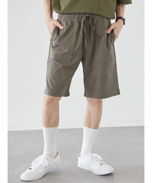CRAFT STANDARD BOUTIQUE(クラフトスタンダードブティック)の「32/2天竺バギーショーツ *(その他パンツ・メンズ・ダークネイビー/カーキ/ブラック・LL/L/M)」の10枚目の写真