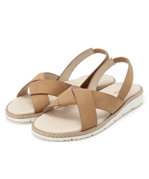 SHOO・LA・RUE（シューラルー）の「◆ギザギザソールサンダル（サンダル・レディース・ベージュ/ナチュラル/ブラウン系その他・35/45/25）」の3枚目の写真