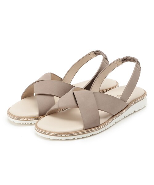 SHOO・LA・RUE（シューラルー）の「◆ギザギザソールサンダル（サンダル・レディース・ベージュ/ナチュラル/ブラウン系その他・35/45/25）」の2枚目の写真