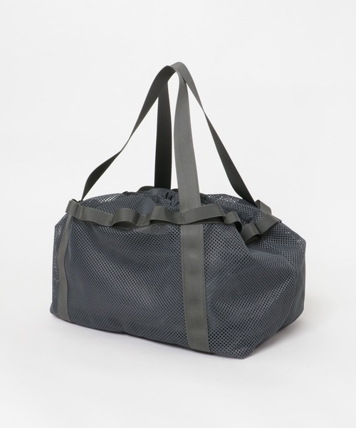 EKAL（エカル）の「EKAL　メッシュコンテナバッグ（トートバッグ・レディース・チャコールグレー/ベージュ系その他・ONE）」の21枚目の写真