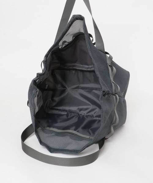 EKAL（エカル）の「EKAL　メッシュコンテナバッグ（トートバッグ・レディース・チャコールグレー/ベージュ系その他・ONE）」の22枚目の写真