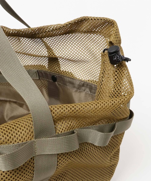 EKAL（エカル）の「EKAL　メッシュコンテナバッグ（トートバッグ・レディース・チャコールグレー/ベージュ系その他・ONE）」の10枚目の写真