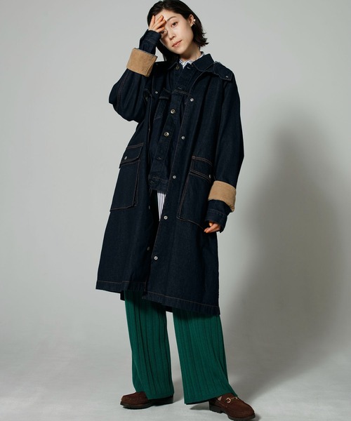 Johnbull（ジョンブル）の「11オンスデニムフードコート（デニム