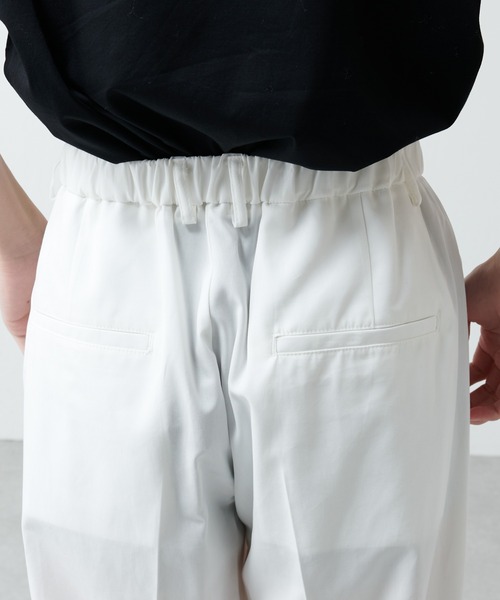 Lui's（ルイス）の「ハイツイストワイドストレートパンツ（スラックス・メンズ・ブラック/パープル/オフホワイト・SMALL/MEDIUM）」の12枚目の写真