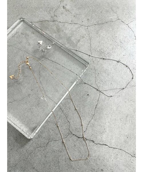 EMODA（エモダ）の「スィンチェーンネックレス（ネックレス・レディース・シルバー/ゴールド・FREE）」の3枚目の写真