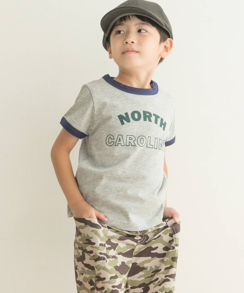 URBAN RESEARCH DOORS(アーバンリサーチドアーズ)の「リンガーロゴTシャツ(KIDS)(Tシャツ/カットソー・キッズ・オートミール/グレー系その他・150/105/120/135)」の16枚目の写真