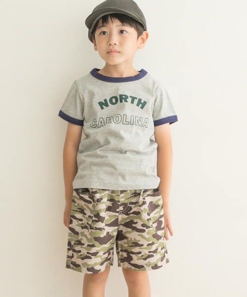 URBAN RESEARCH DOORS(アーバンリサーチドアーズ)の「リンガーロゴTシャツ(KIDS)(Tシャツ/カットソー・キッズ・オートミール/グレー系その他・150/105/120/135)」の18枚目の写真