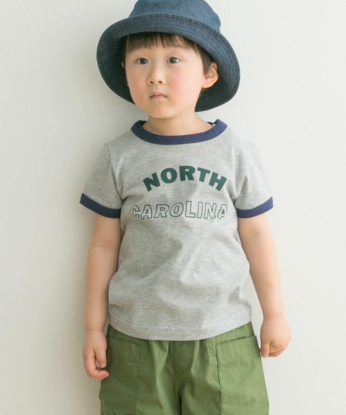 URBAN RESEARCH DOORS(アーバンリサーチドアーズ)の「リンガーロゴTシャツ(KIDS)(Tシャツ/カットソー・キッズ・オートミール/グレー系その他・150/105/120/135)」の19枚目の写真