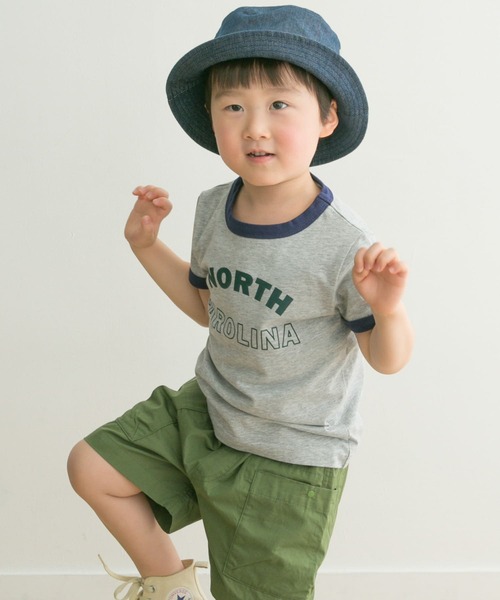 URBAN RESEARCH DOORS(アーバンリサーチドアーズ)の「リンガーロゴTシャツ(KIDS)(Tシャツ/カットソー・キッズ・オートミール/グレー系その他・150/105/120/135)」の20枚目の写真