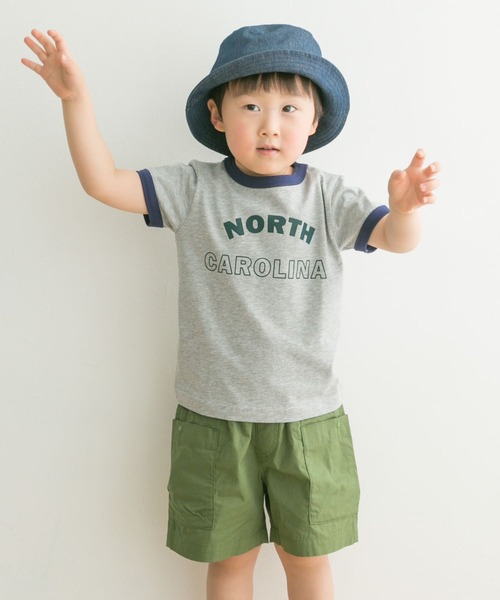 URBAN RESEARCH DOORS(アーバンリサーチドアーズ)の「リンガーロゴTシャツ(KIDS)(Tシャツ/カットソー・キッズ・オートミール/グレー系その他・150/105/120/135)」の21枚目の写真