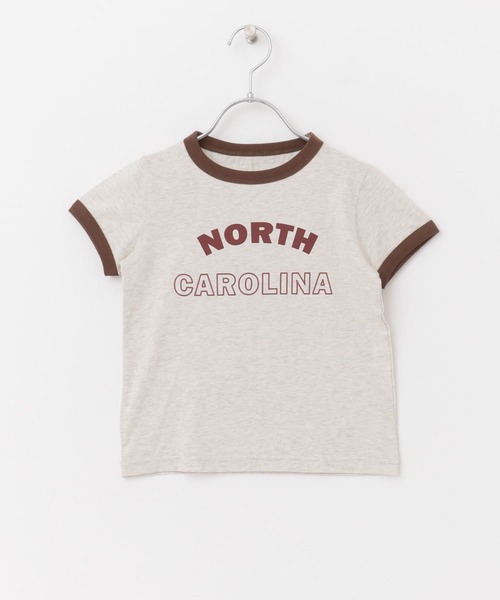 URBAN RESEARCH DOORS(アーバンリサーチドアーズ)の「リンガーロゴTシャツ(KIDS)(Tシャツ/カットソー・キッズ・オートミール/グレー系その他・150/105/120/135)」の22枚目の写真