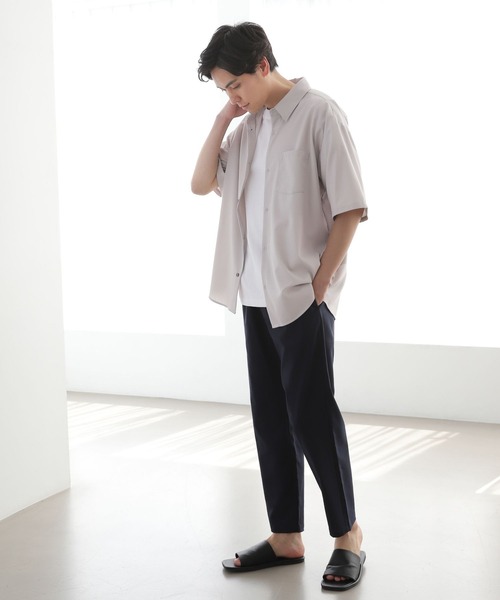 LAKOLE（ラコレ）の「リネンMIXイージーパンツ / 277844（その他パンツ・メンズ・ライトグリーン/ベージュ/ネイビー/ブラック・SMALL/LARGE/X-LARGE/MEDIUM）」の21枚目の写真