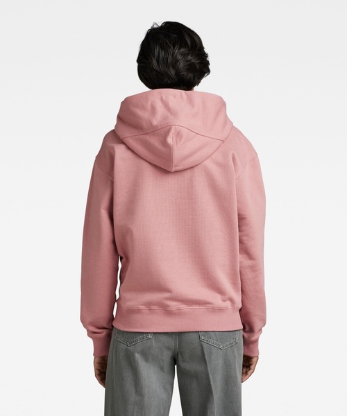 G-STAR(ジースター)の「RAW GRAPHIC HOODED SWEATER/グラフィック/ロゴパーカー/(パーカー・レディース・ダークブラック/ピンク・MEDIUM/SMALL/LARGE/X-SMALL)」の9枚目の写真