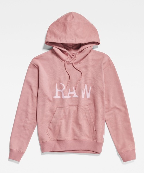 G-STAR(ジースター)の「RAW GRAPHIC HOODED SWEATER/グラフィック/ロゴパーカー/(パーカー・レディース・ダークブラック/ピンク・MEDIUM/SMALL/LARGE/X-SMALL)」の11枚目の写真
