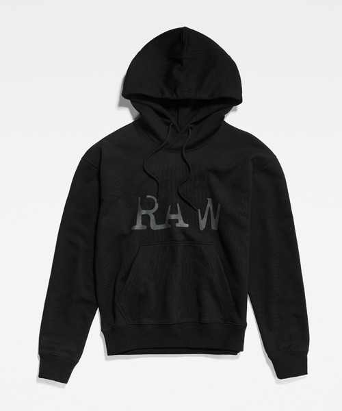 G-STAR(ジースター)の「RAW GRAPHIC HOODED SWEATER/グラフィック/ロゴパーカー/(パーカー・レディース・ダークブラック/ピンク・MEDIUM/SMALL/LARGE/X-SMALL)」の6枚目の写真