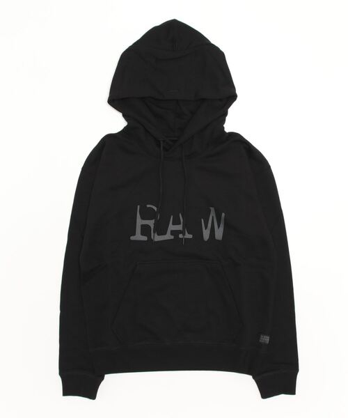 G-STAR(ジースター)の「RAW GRAPHIC HOODED SWEATER/グラフィック/ロゴパーカー/(パーカー・レディース・ダークブラック/ピンク・MEDIUM/SMALL/LARGE/X-SMALL)」の13枚目の写真