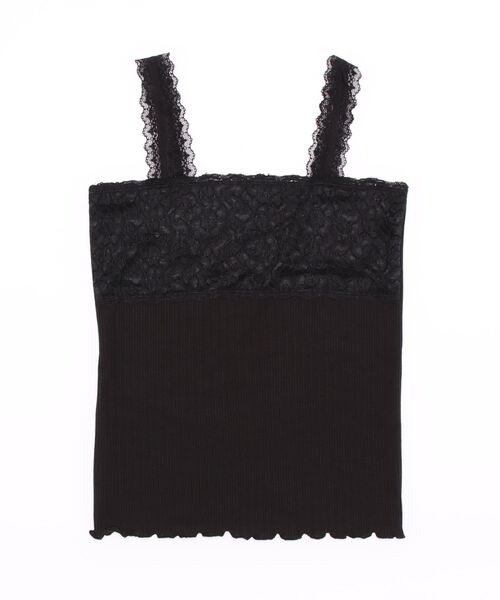PROPORTION BODY DRESSING（プロポーションボディドレッシング）の「レーステレコキャミソール（その他アンダーウェア/インナー・レディース・ホワイト/ブラック/グレー/ピンク・FREE）」の3枚目の写真