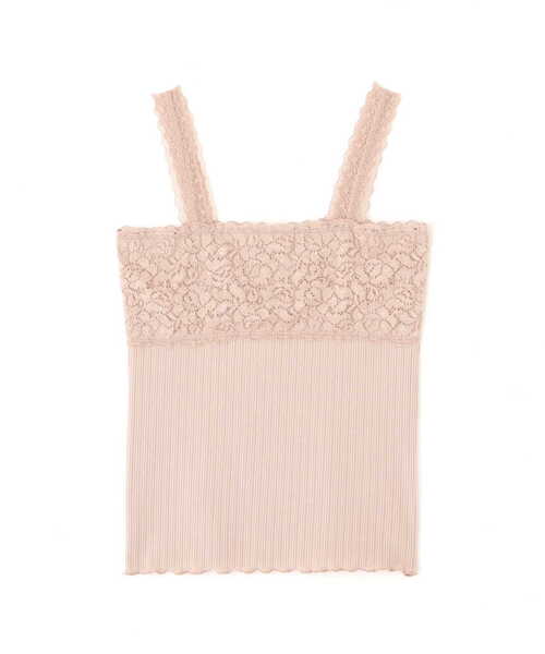 PROPORTION BODY DRESSING（プロポーションボディドレッシング）の「レーステレコキャミソール（その他アンダーウェア/インナー・レディース・ホワイト/ブラック/グレー/ピンク・FREE）」の21枚目の写真