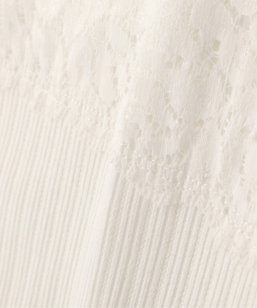 PROPORTION BODY DRESSING（プロポーションボディドレッシング）の「レーステレコキャミソール（その他アンダーウェア/インナー・レディース・ホワイト/ブラック/グレー/ピンク・FREE）」の6枚目の写真