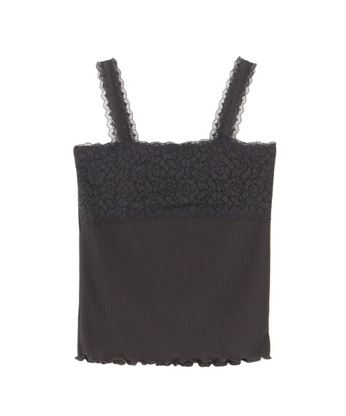 PROPORTION BODY DRESSING（プロポーションボディドレッシング）の「レーステレコキャミソール（その他アンダーウェア/インナー・レディース・ホワイト/ブラック/グレー/ピンク・FREE）」の7枚目の写真
