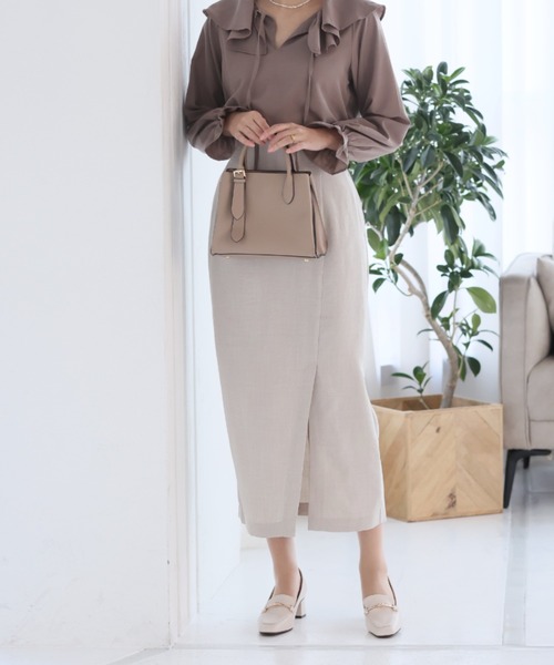 VIVIAN(ヴィヴィアン)の「スクエアトゥビット付きローファーパンプス(パンプス・レディース・ブラック/ブラウン/グレー系その他7/アイボリー/グリーン/グレー/ライトグレー/ブラック系その他/ワンウォッシュ/ブラウン系カモフラージュ・LL/S/M/L/SS/XL)」の13枚目の写真