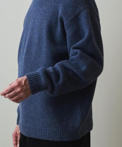 Steven Alan（スティーブンアラン）の「＜Steven Alan＞ HAMILTON MOCK NECK KNIT -LOOSE/ニット（ニット/セーター・メンズ・ブラック/オフホワイト/オリーブ/ダークグレー/モカ/コバルトブルー・S/M/L/XL）」の16枚目の写真