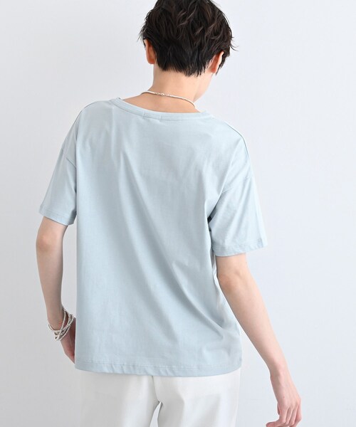INDIVI - 【もこもこ】新品 インディヴィ  カットソー ホワイト 38 INDIVI（インディヴィ）の「◇切り替えデザインサテンプリーツ
