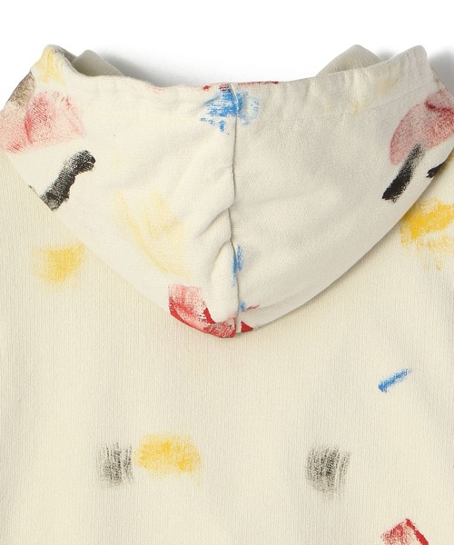 Palm Angels(パームエンジェルス)の「PalmAngels/パームエンジェルス/PAINTED COLLEGE HOODIE/ペンテッドカレッジフーディー パーカー(パーカー・メンズ・ホワイト系2・L/XL/M)」の5枚目の写真