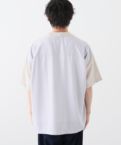JOURNAL STANDARD(ジャーナルスタンダード)の「オープンカラー クレイジー 半袖シャツ(シャツ/ブラウス・メンズ・グレー系その他/アイボリー/シャーベット/イエロー・MEDIUM/LARGE)」の5枚目の写真