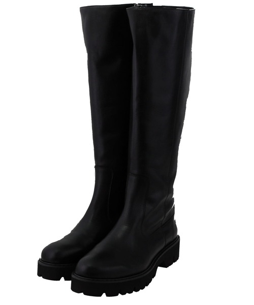 HIMIKO（ヒミコ）の「【Made in Japan】【撥水】トラックソールロングブーツ/621408（ブーツ・レディース・ブラック/ダークブラウン/アイボリー/グレー・22.5cm/23.5cm/24.5cm/23.0cm/24.0cm/25.0cm/25.5cm/22.0cm/26.0cm/21.5cm）」の7枚目の写真