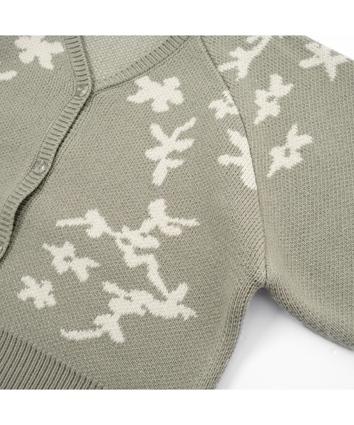 flower（フラワー）の「クラシカルフラワリーニット（カーディガン/ボレロ・レディース・ブラウン/グリーン・FREE）」の17枚目の写真