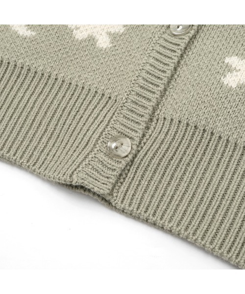 flower（フラワー）の「クラシカルフラワリーニット（カーディガン/ボレロ・レディース・ブラウン/グリーン・FREE）」の18枚目の写真