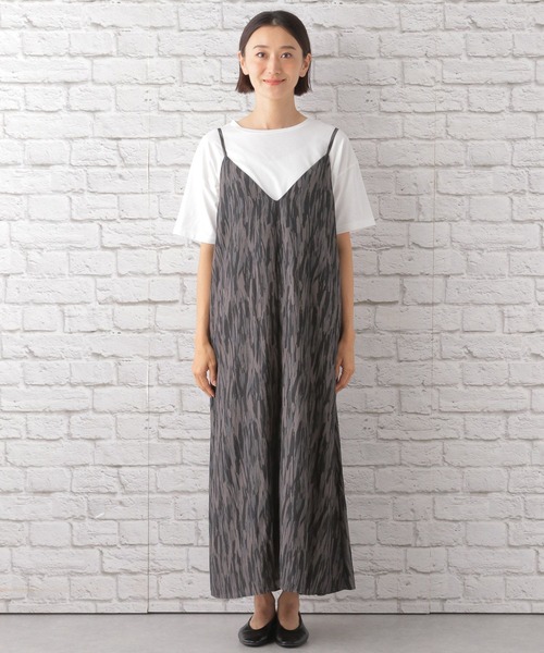 LEPSIM（レプシィム）の「プリントパターンキャミワンピース　123417（ワンピース・レディース・ブラック/ブラウン・FREE）」の12枚目の写真