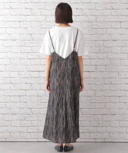 LEPSIM（レプシィム）の「プリントパターンキャミワンピース　123417（ワンピース・レディース・ブラック/ブラウン・FREE）」の18枚目の写真